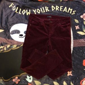 Edyson Stitch Fix Hampton burgundy jeans size 30